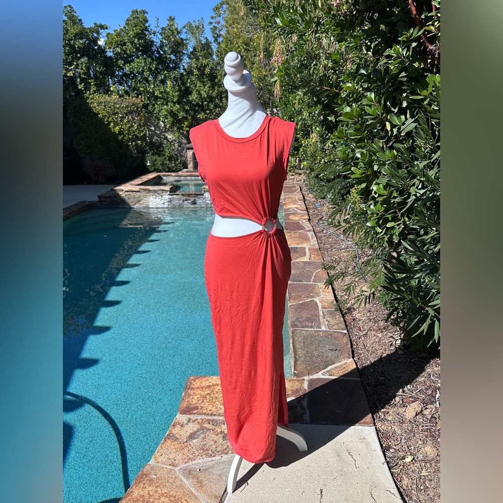 Amazon Women's Red Maxi Dress